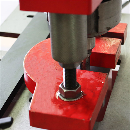 Hydraulic Iron Worker 55 Ton Capacity Multifunctional Reasonable Price Label Punching Machine