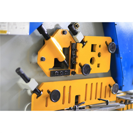 Hydraulic Multifunctional Ironworker Shearing Machine, Punch Press para sa Round Square Oblong Hole Punching Cutting