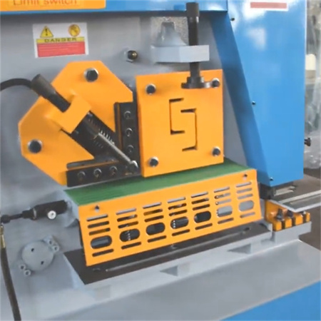 Q35Y Series Multifunctional hydraulic ironworker nga gihiusa nga punching ug shearing machine Angle Metal Cutting Machine