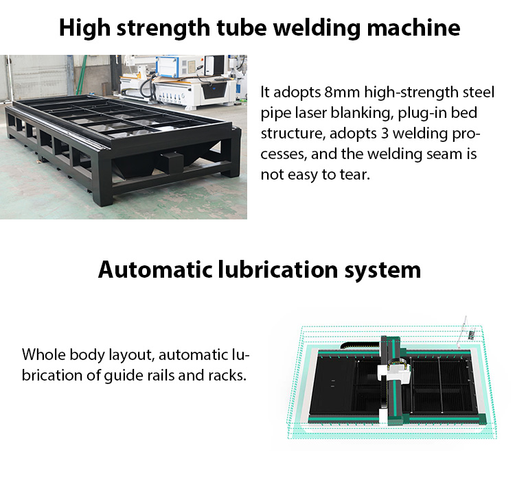 Cnc Dual-Use Sheet Ug Tube Pipe Tube Cutter Fiber Laser Cutting Machine Para sa Metal