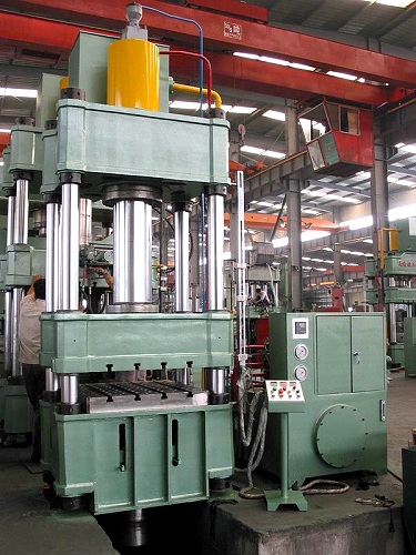 Metal Hole Punching Machinery Deep Drawing 100 Ton Upat ka Kolum Hydraulic Press Machine